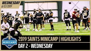 Highlights From Saints Minicamp - Day 2 | New Orleans Saints