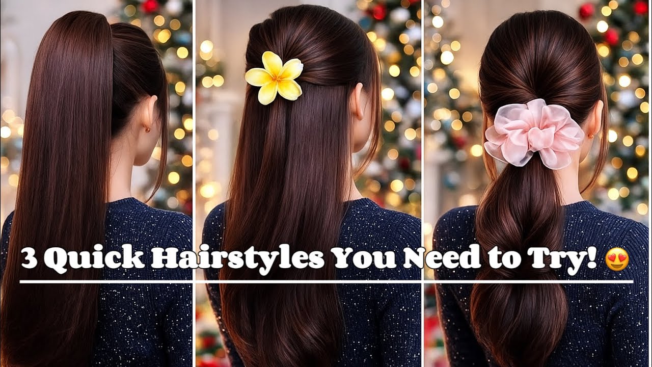 3 Quick Hairstyles You Need to Try! 😍