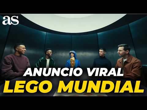 Video MBAPPÉ, CRISTIANO, MESSI Y VINI juntos en el ANUNCIO DE LEGO | MUNDIAL 2026