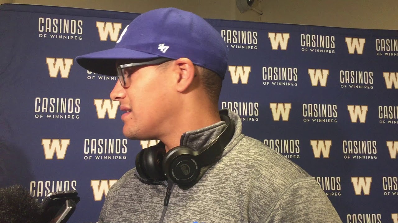 Blue Bombers Justin Medlock Oct. 27, 2017