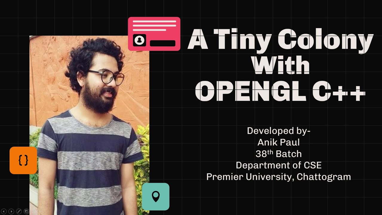 A 3D Tiny/Min Colony using OpenGL C++ | Computer Graphics | OpenGL C++ ...
