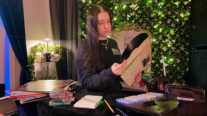 ASMR Record Store | Rummaging, Writing, Paper, Fabric, Register Sounds, Soft Spoken