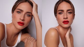 Everyday Casual Red Lip Makeup by Hung Vanngo 33,395 views 1 month ago 28 minutes