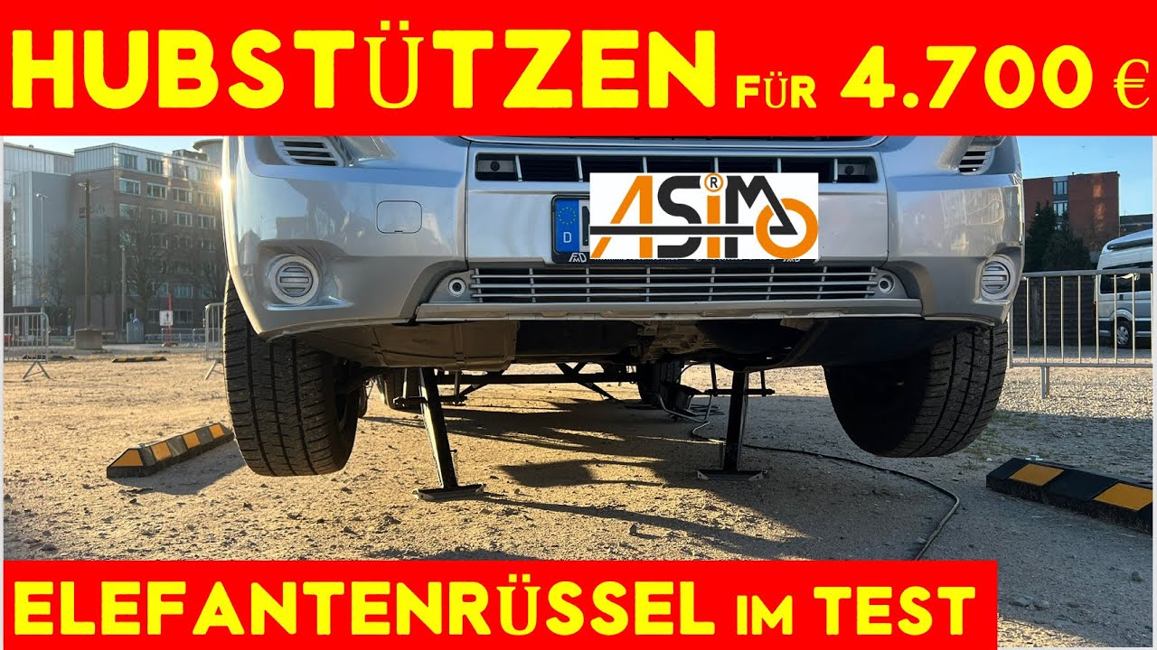 Hubstützen für kleines Geld 💰, und was für welche! 🐘 Asimo Eco-Elefantenrüssel im Test