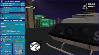 GTA San Andreas All Missions Speedrun Part 2  Chat on Twitch  https://www.twitch.tv/hugo_one