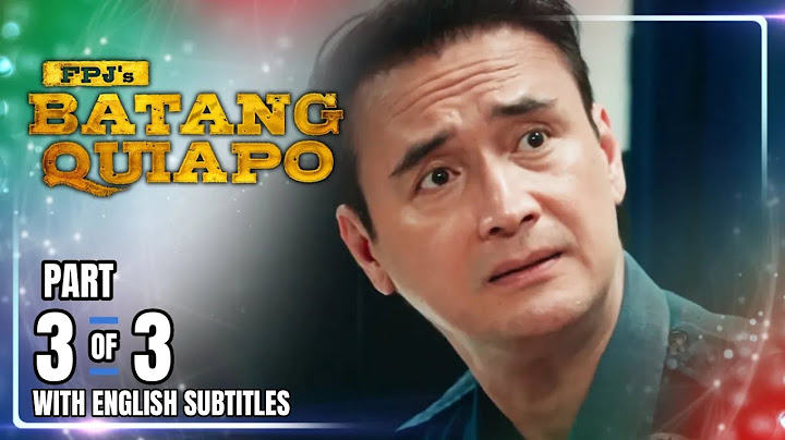 FPJ's Batang Quiapo | Episode 606 (3/3) | June 16, 2025