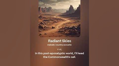 I asked AI to make a song about Fallout 4