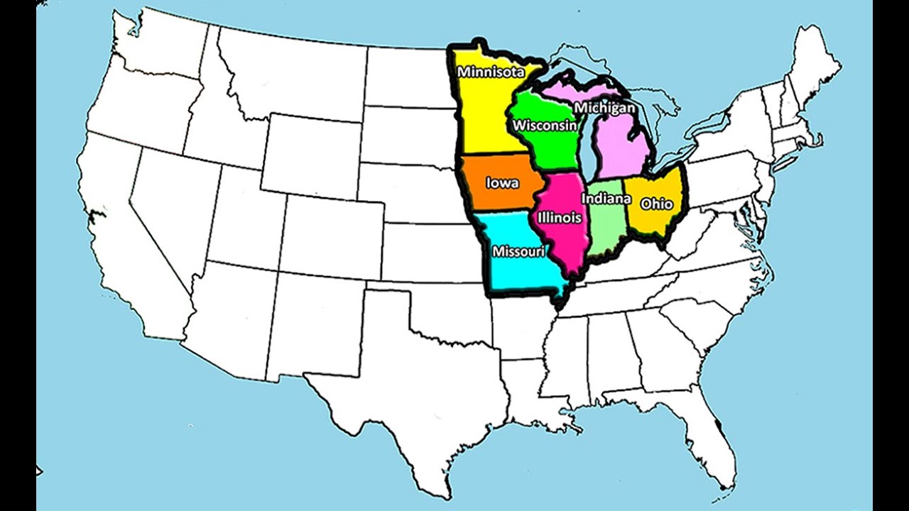Midwest On US Map A Seasonal Exploration Maxresdefault
