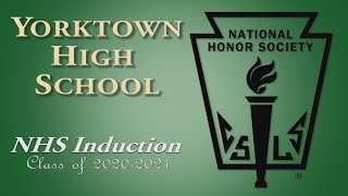 YHS NHS Induction Class of 2020 - 2021