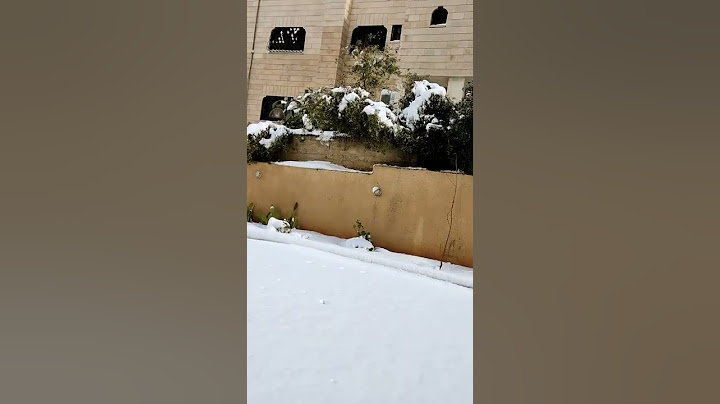 ثلوج عمان_الاردن #ثلج