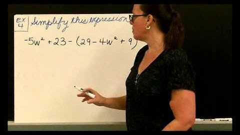 Simplifying Variable Expressions