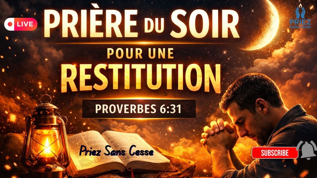 Prière du soir Renouvelle Ta Force En Dieu D ans les combats 16-01 2026