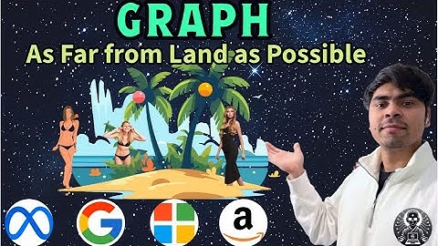 LeetCode 1162 | As Far from Land as Possible | Python Multi-Source BFS Explained | AlgoYogi