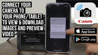 How To Connect Your Canon Eos R To Your Mobile Phone Or Tablet Youtube How To Connect Your Canon Eos R To Your Mobile Phone Or Tablet Youtube