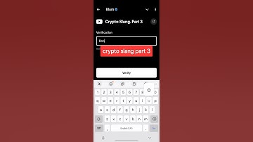 Crypto slang part 3 blum code telegram game