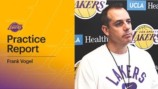 Frank Vogel gives player updates coming off the quick road trip | Lakers Practice