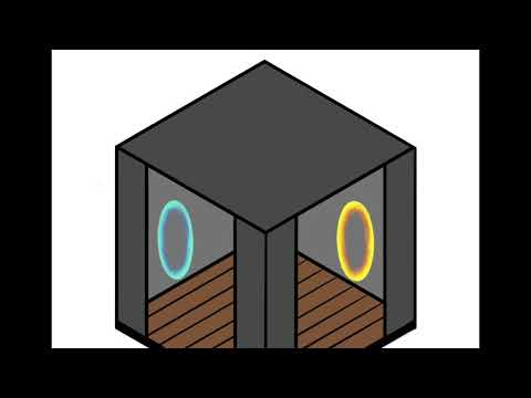 Simple Portal Animation (GIF) created In Procreate