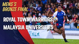Malaysia Universities v Royal Town Warriors | 3/4 Placing (M) | Borneo Sevens 2023 | Full Match screenshot 4