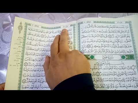 الفرق بين الحزب والجزء في المصحف