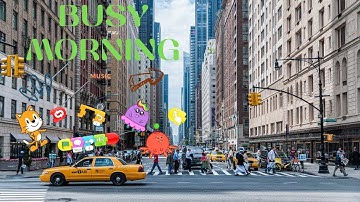 ScratchJr Coding Busy Morning with Fun Music