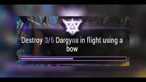 Destroy Dargyns in flight using a bow - Warframe Riven Challenge