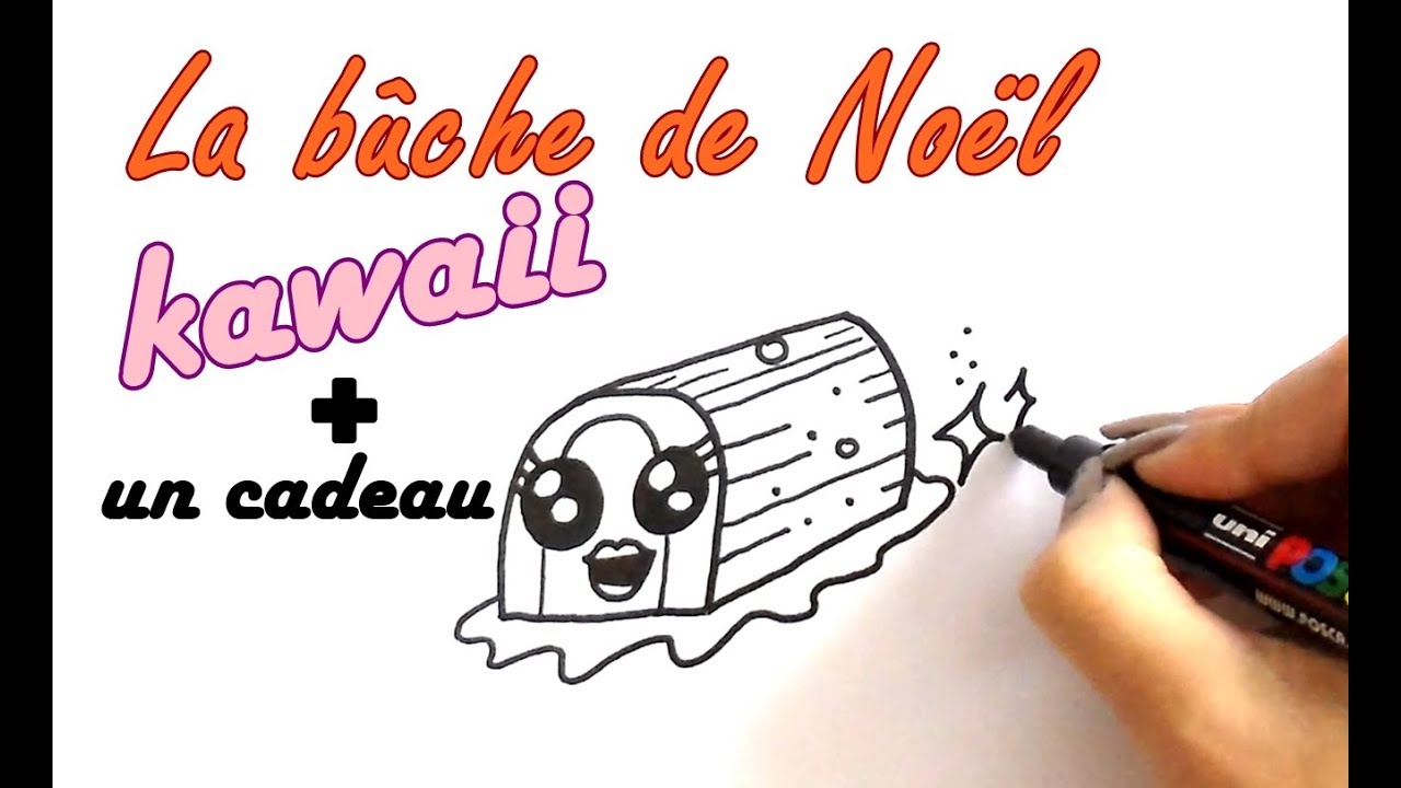 Comment dessiner une bûche de Noël défit 9/11 - YouTube