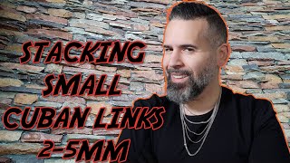 2MM-5MM RHODIUM PLATED CUBAN LINK CHAINS ON A BUDGET