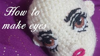 wallpapers How To Embroider Eyes On Crochet Toys how to embroider eyes for crochet dolls