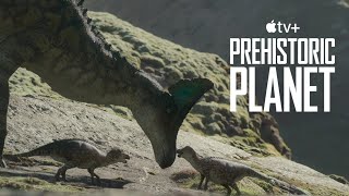 Olorotitan suffering from mosquitoes - [Prehistoric Planet] season 1