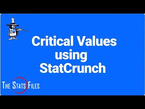 Video: ¿Cómo encuentra el estadístico de prueba para Chi cuadrado en StatCrunch?