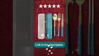 CUTLERY SET || #ytshorts #kitchenware #cutleryset #forkspoon #chopstick #meeshomahasale #essentials