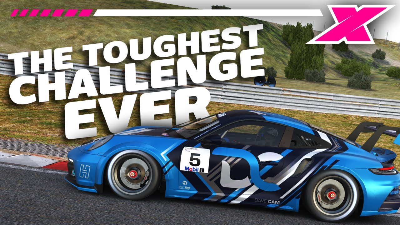 We Challenged @DaveCamYT To The Toughest Sim-Racing Challenge EVER ...