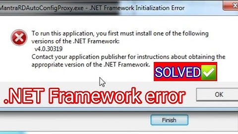 How to Fix .NET Framework error | v4.0 | v4.5 | v4.7 or upper [SOLVED] #fixed #howtofix