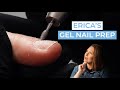 How Erica preps for gel nail aplication!