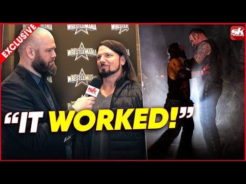 AJ Styles on being The Undertaker's last opponent, facing Edge at WrestleMania 38 & more