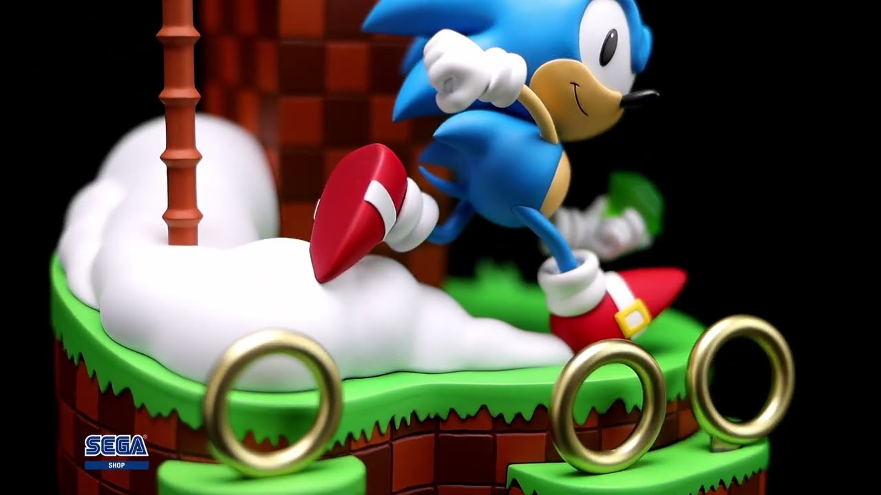 Sonic the Hedgehog: 35th Anniversary Green Hill Zone Statue – SEGA