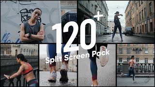 120 Split Screen Video Effect - After Effects Template