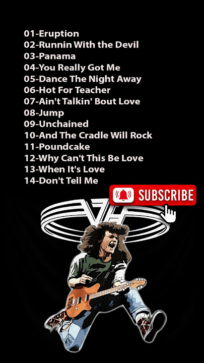 VAN HALEN- Greatest Hits Full Album - Best Songs Of Van Halen Playlist 2025