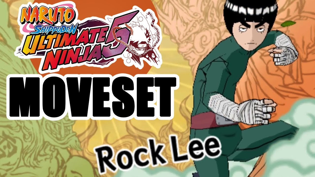 Naruto Ultimate Ninja 5 (PS2) - Rock Lee Moveset - YouTube