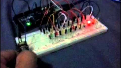 Efeito nos leds com potênciometro e arduíno