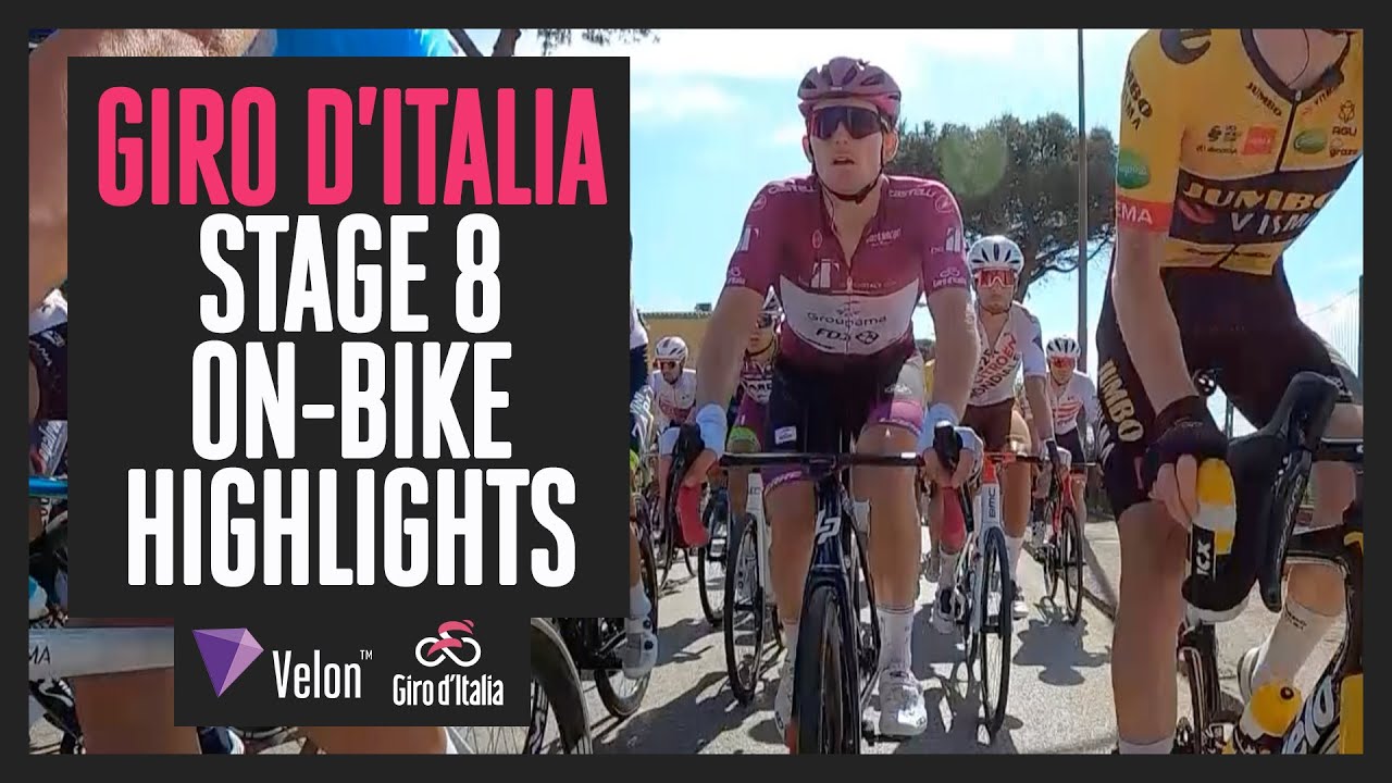 Giro dItalia 2022 Stage 8 On-Bike Highlights