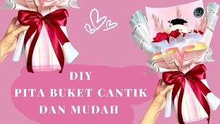 HOW TO MAKE A BOUQUET RIBBON EASY AND BLOOM | DIY A BEAUTIFUL AND LARGE BOUQUET RIBBON