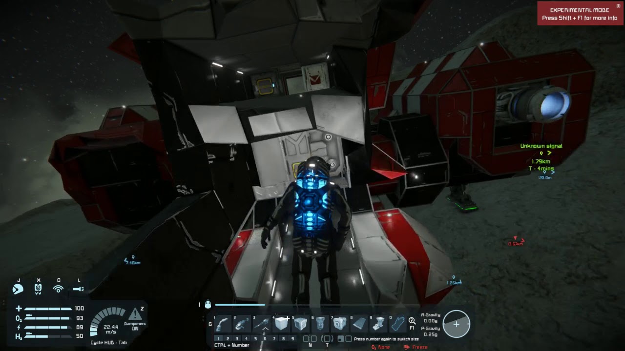 Space Engineers: Crashed Red Ship on the Moon With Pirates Pt2 - YouTube