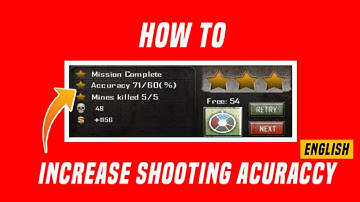 how to increase shooting accuracy in zombie roadkill 3d android game in english get 70%in mission 12