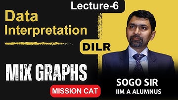 Data Interpretation by SoGo Sir I DI Video. Lecture-6 | Mix Graphs I DILR Practice I CAT I SonyGoyal