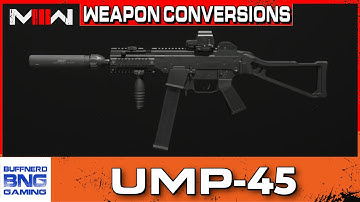 H&K UMP-45 - Weapon Conversion - Call Of Duty Modern Warfare III