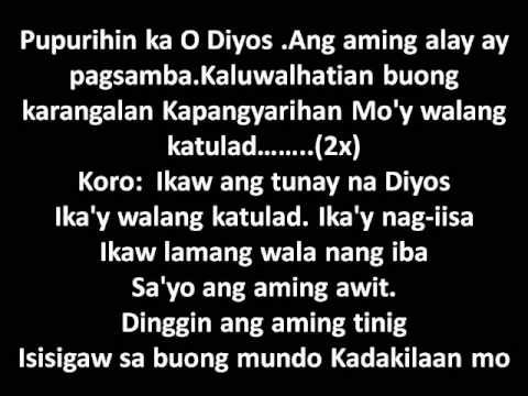 Chords for Ikaw ang tunay na Diyos with lyrics (MCM Worship Team Cover)