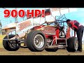 I DROVE A 900HP SPRINT CAR - Insane V8 Power!