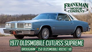 1977 Oldsmobile Cutlass Supreme Brougham - Rocket 350 Survivor with 30k Miles | Final Year Big Body!