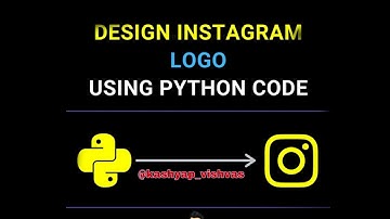 Design Instagram logo using Python code || coder status video || Python programming | coder status